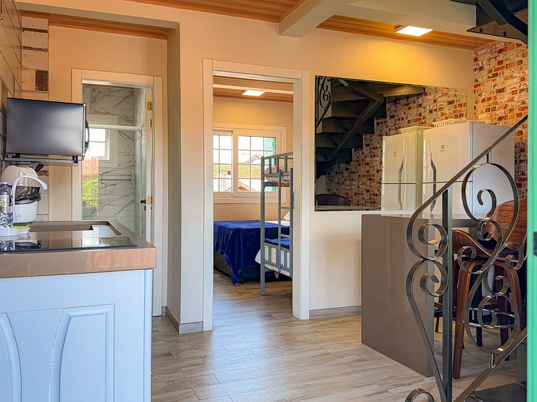 Apartamento Completo em Gramado Bella Serra 201