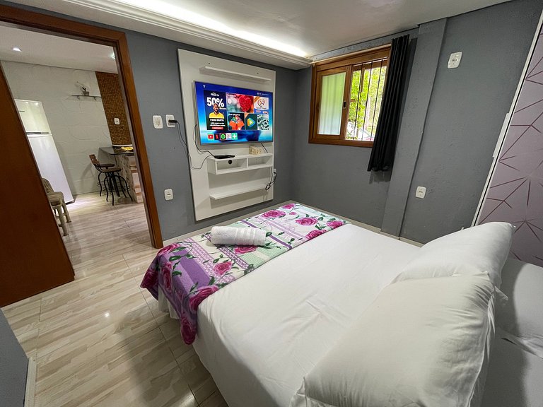 Apto 2 suites com hidro e cozinha Refugio da Serra Canela