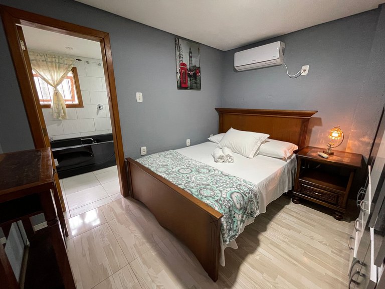 Apto 2 suites com hidro e cozinha Refugio da Serra Canela