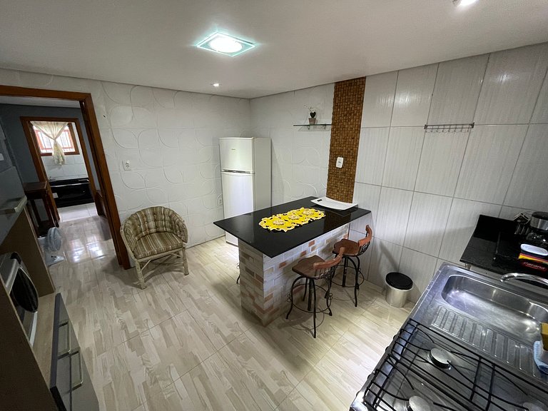 Apto 2 suites com hidro e cozinha Refugio da Serra Canela